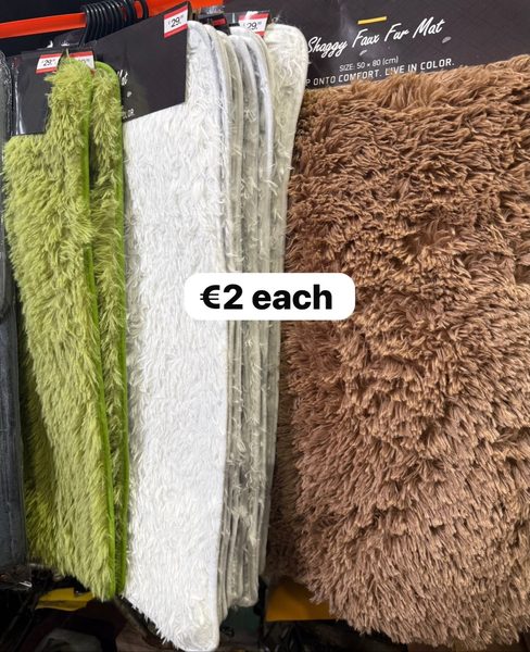 Shaggy Faux Fur Mat 50 x 80 cm