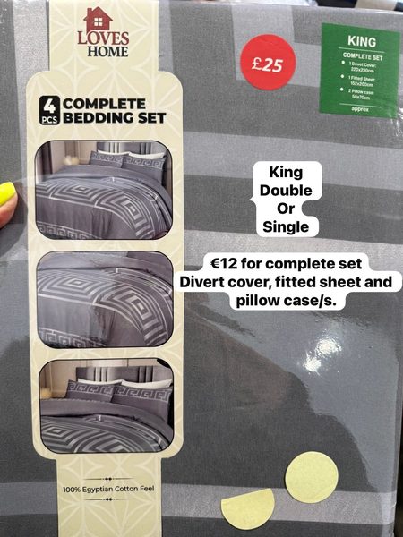 Loves Home Complete Bedding Set King