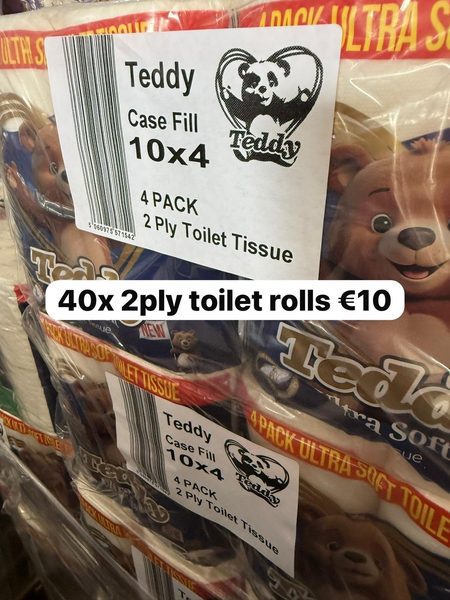 Teddy 2 Ply Toilet Tissue 4 Pack