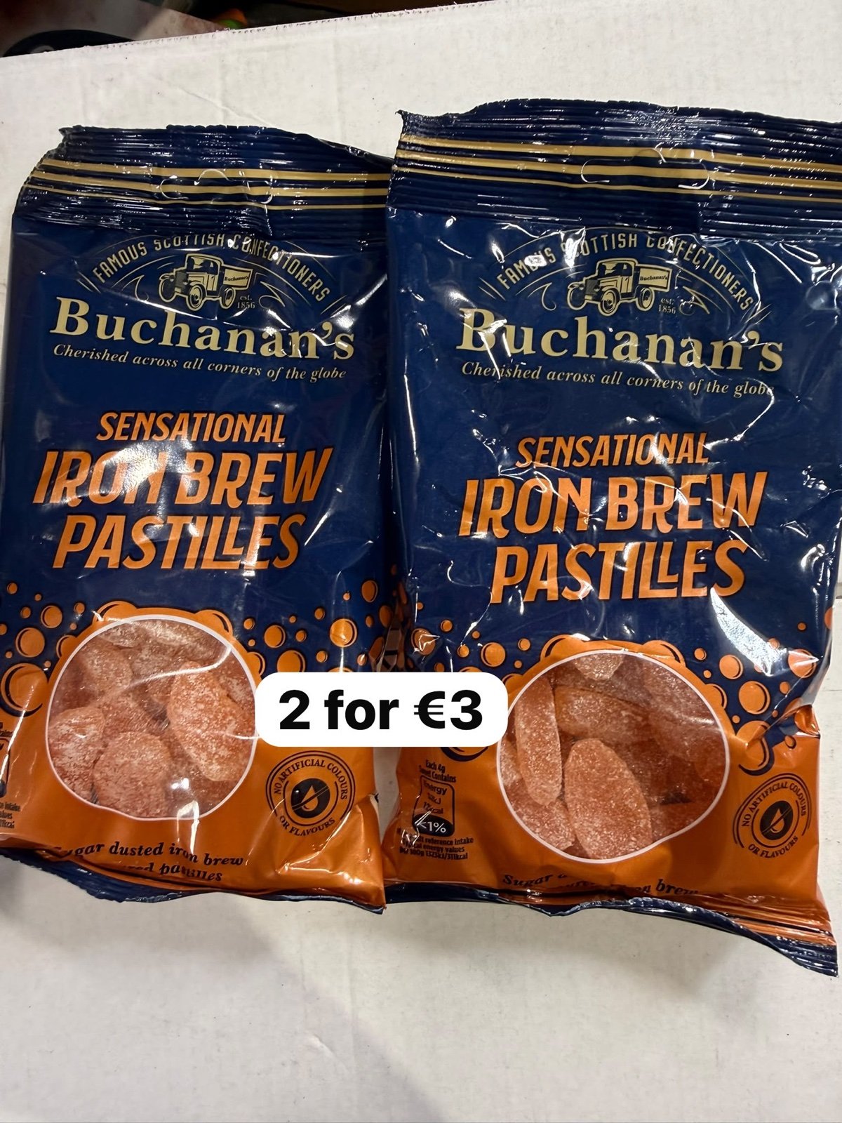Buchanan's Sensational Iron Brew Pastilles