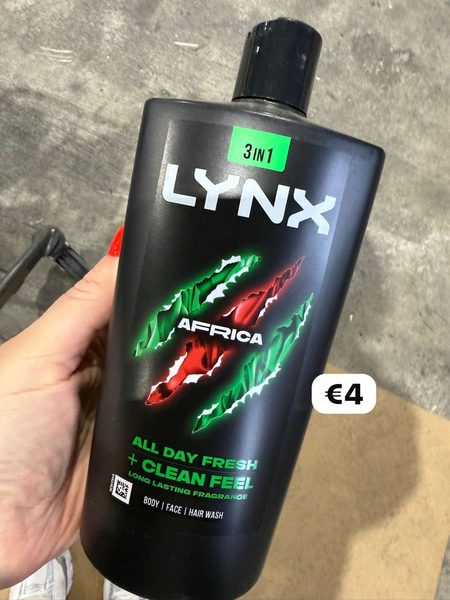 Lynx Africa 3 in 1 Body, Face, Hair Wash